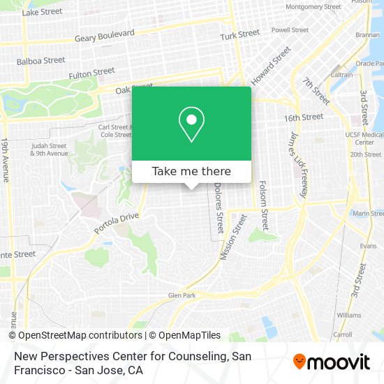 New Perspectives Center for Counseling map