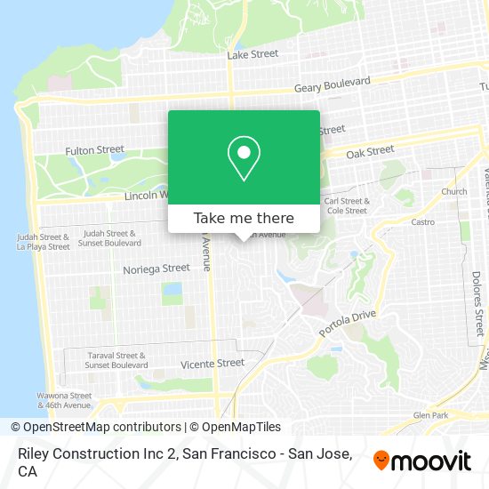 Riley Construction Inc 2 map