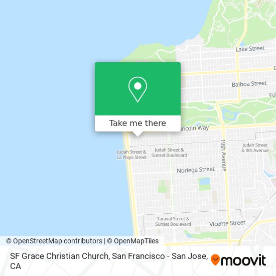 Mapa de SF Grace Christian Church