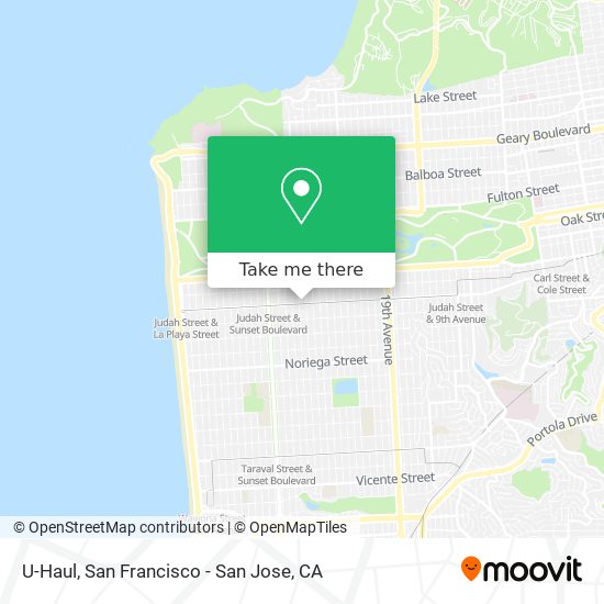 Mapa de U-Haul