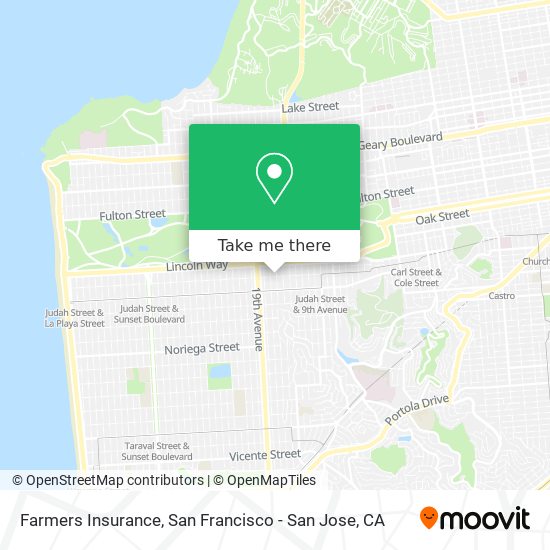 Farmers Insurance map