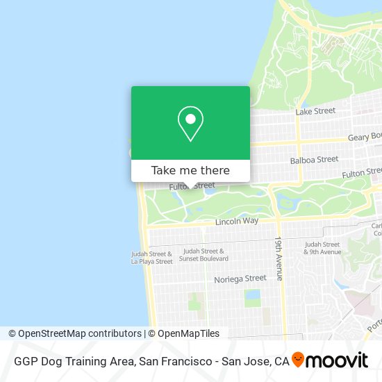 GGP Dog Training Area map