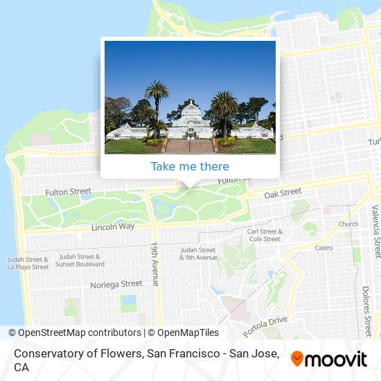 Conservatory of Flowers map