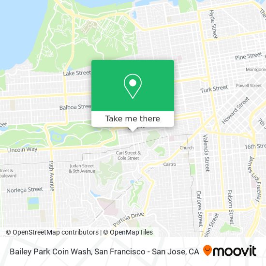 Bailey Park Coin Wash map