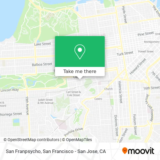 Mapa de San Franpsycho