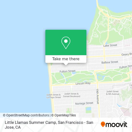 Mapa de Little Llamas Summer Camp