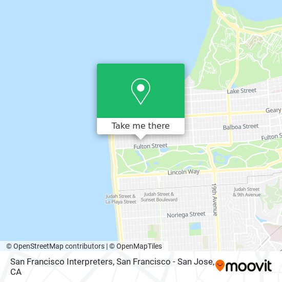 San Francisco Interpreters map