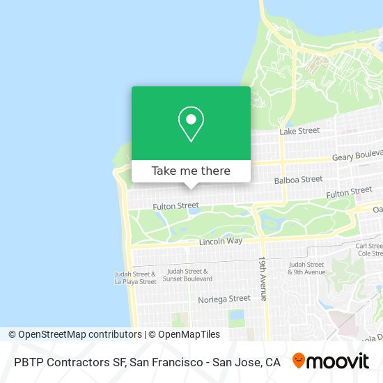 PBTP Contractors SF map