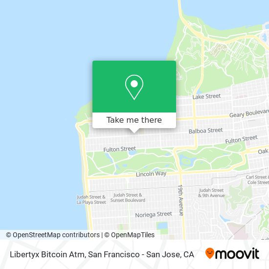 Mapa de Libertyx Bitcoin Atm