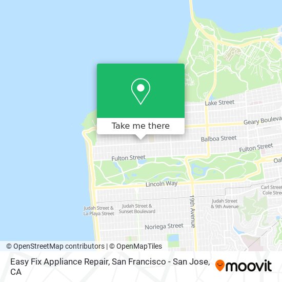 Easy Fix Appliance Repair map