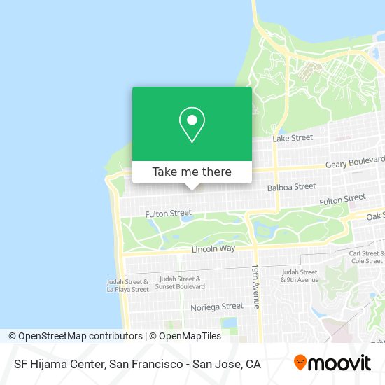 SF Hijama Center map