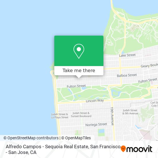 Alfredo Campos - Sequoia Real Estate map