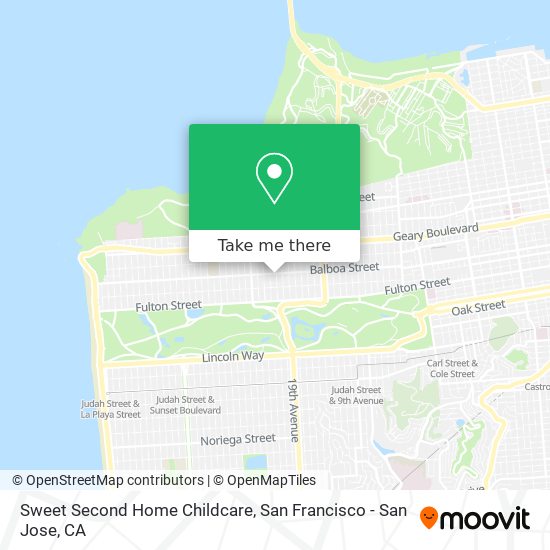 Sweet Second Home Childcare map