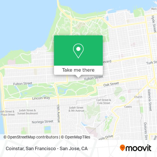 Coinstar map