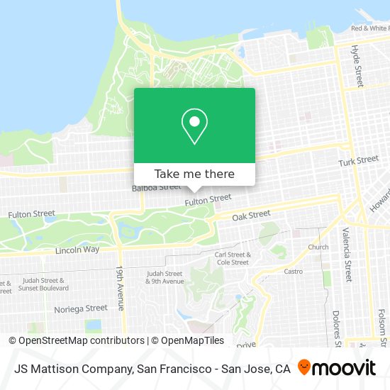 JS Mattison Company map