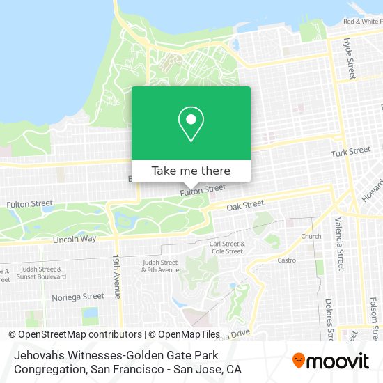 Mapa de Jehovah's Witnesses-Golden Gate Park Congregation