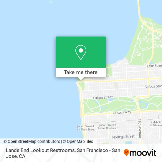 Lands End Lookout Restrooms map