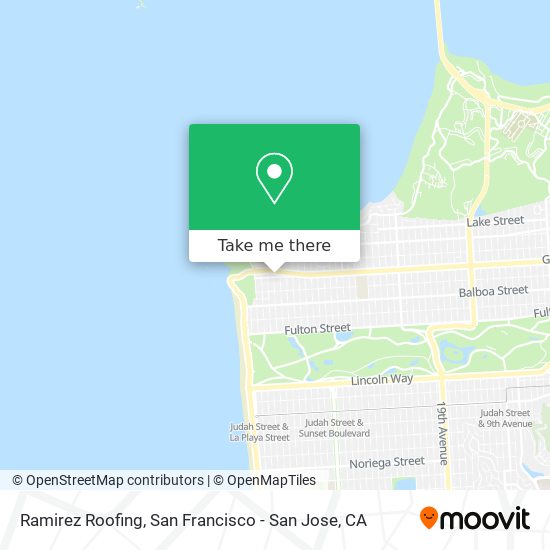 Ramirez Roofing map