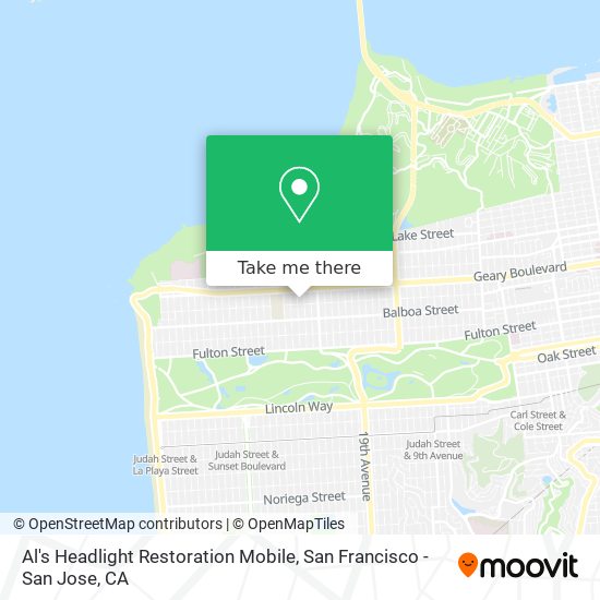 Al's Headlight Restoration Mobile map