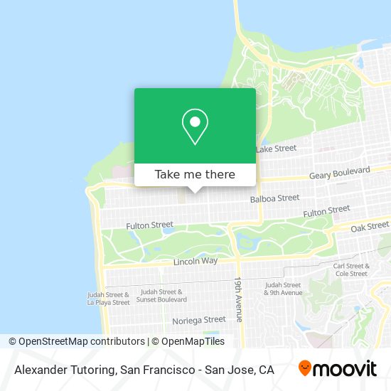 Mapa de Alexander Tutoring