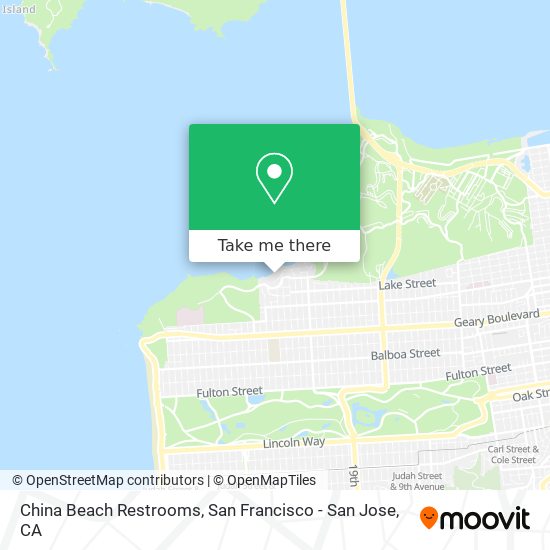 China Beach Restrooms map