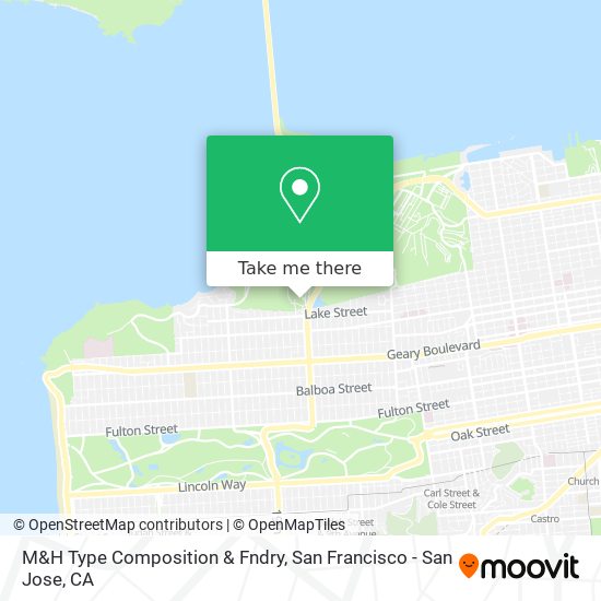 Mapa de M&H Type Composition & Fndry