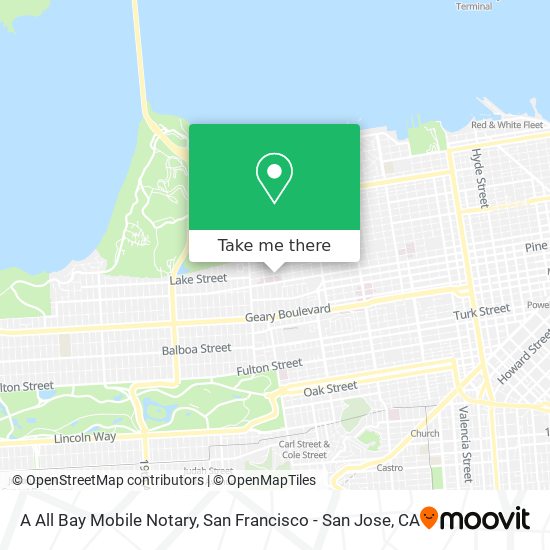 A All Bay Mobile Notary map