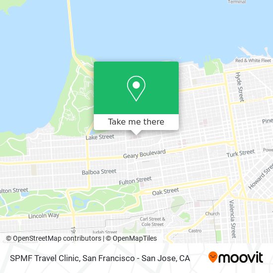 SPMF Travel Clinic map