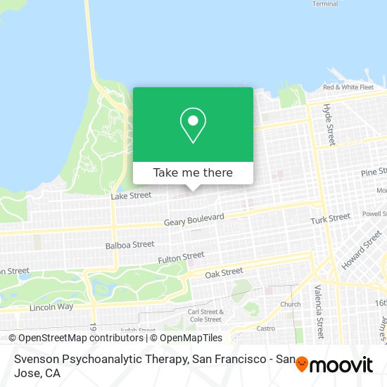 Svenson Psychoanalytic Therapy map