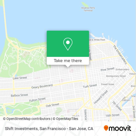 Shift Investments map