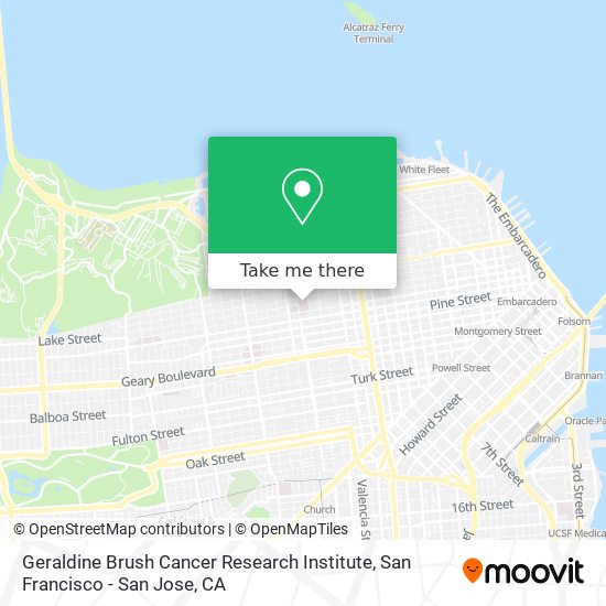 Geraldine Brush Cancer Research Institute map