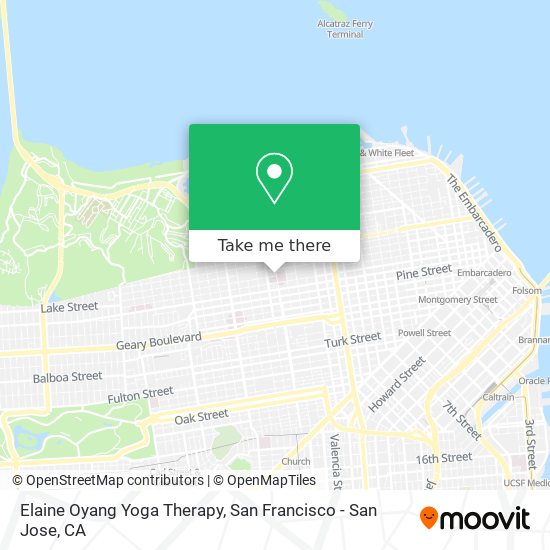 Elaine Oyang Yoga Therapy map