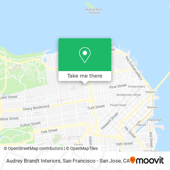 Audrey Brandt Interiors map