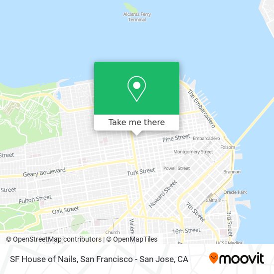 Mapa de SF House of Nails