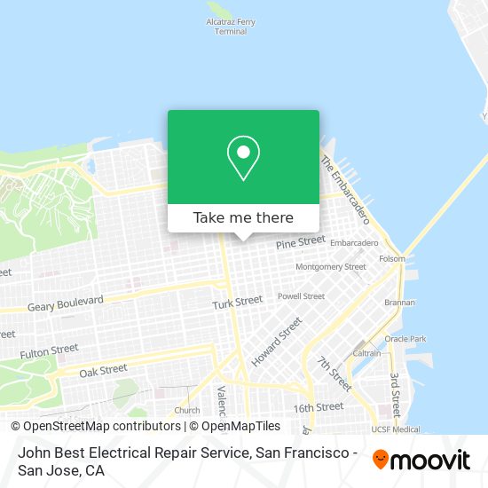 John Best Electrical Repair Service map