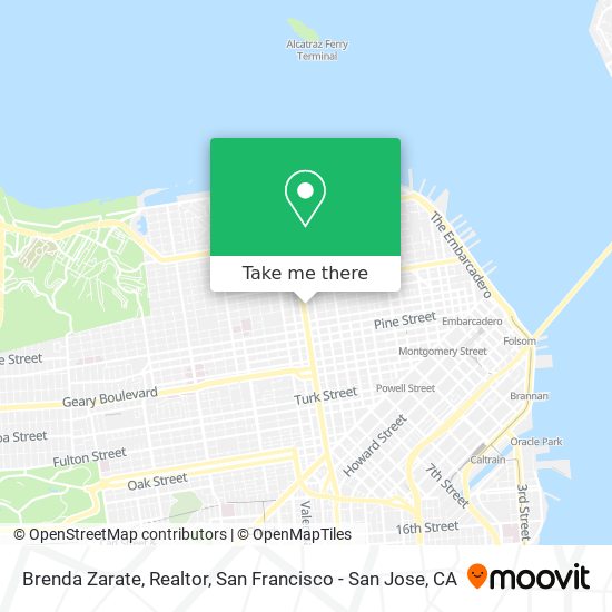 Brenda Zarate, Realtor map