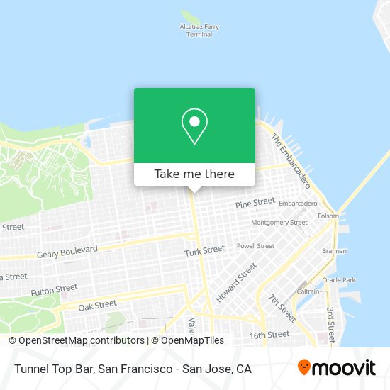 Tunnel Top Bar map