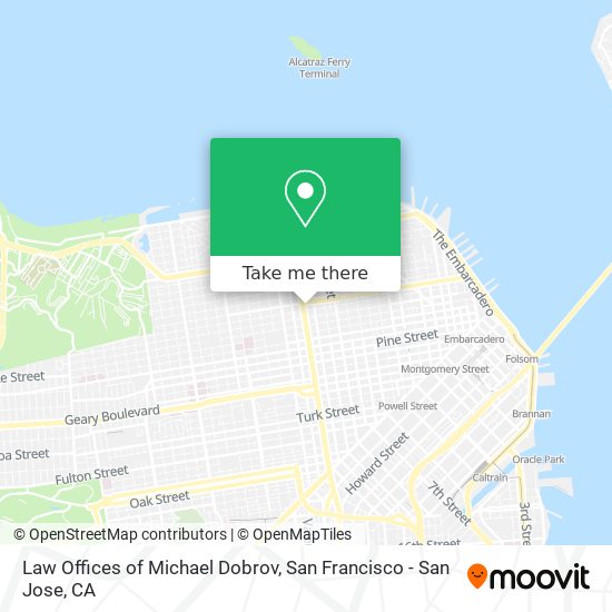 Mapa de Law Offices of Michael Dobrov