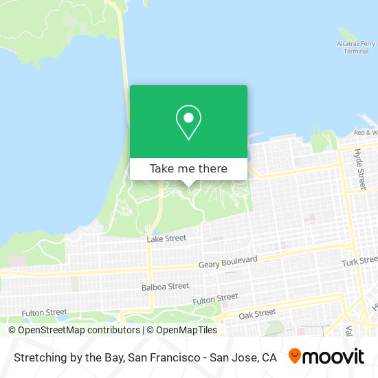 Stretching by the Bay map