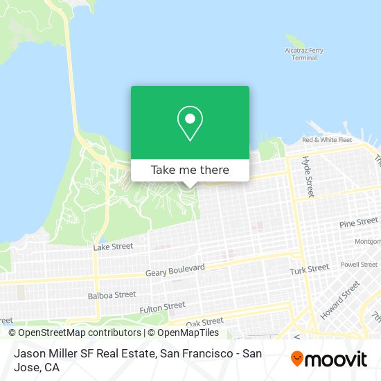 Mapa de Jason Miller SF Real Estate