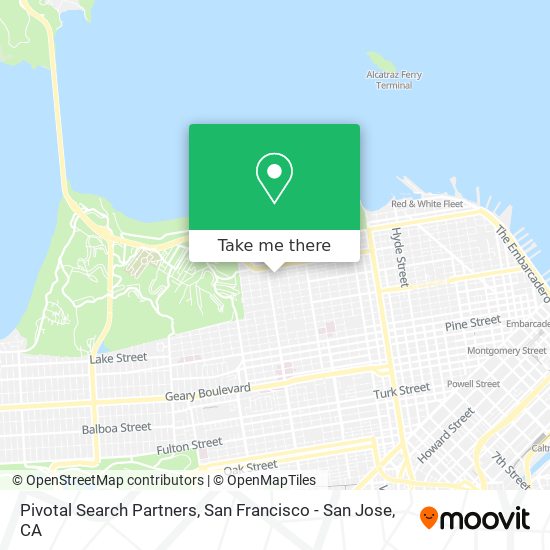 Mapa de Pivotal Search Partners