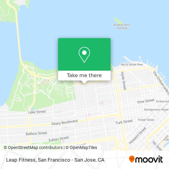 Leap Fitness map