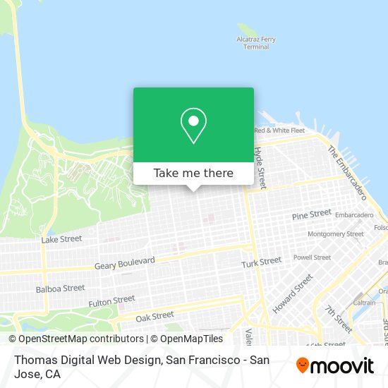 Thomas Digital Web Design map