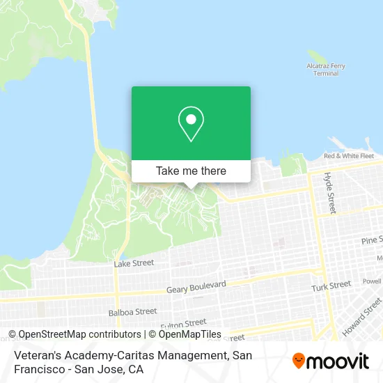 Mapa de Veteran's Academy-Caritas Management