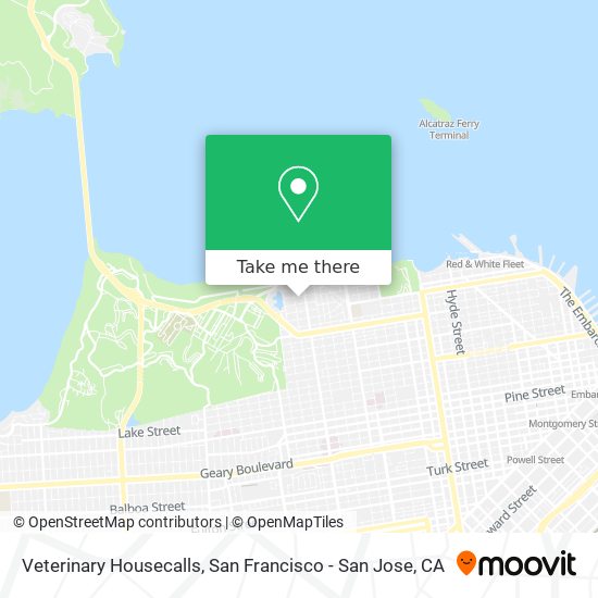 Veterinary Housecalls map