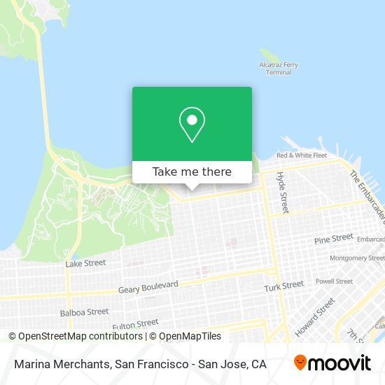 Marina Merchants map
