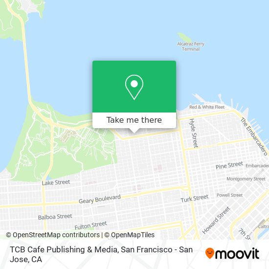 TCB Cafe Publishing & Media map
