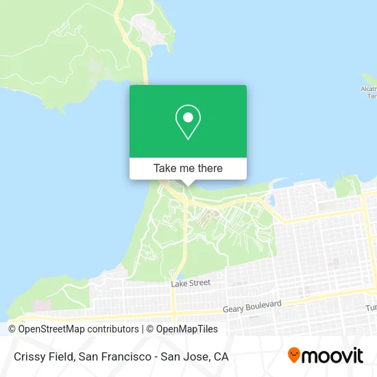 Mapa de Crissy Field