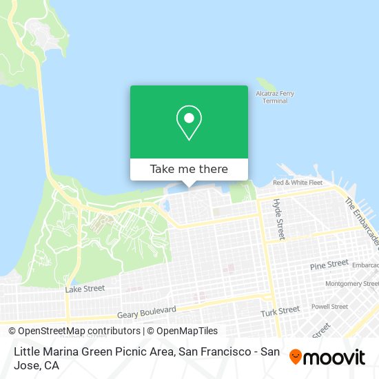 Mapa de Little Marina Green Picnic Area