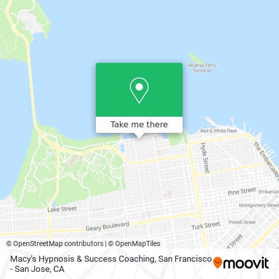 Macy's Hypnosis & Success Coaching map